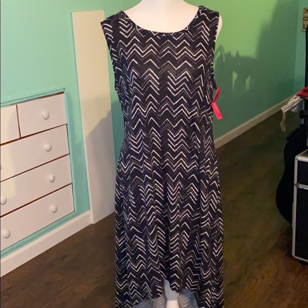 High Low Black Tank Dress
